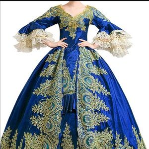 Marie Antoinette Rococo 18th Century Dress Costume